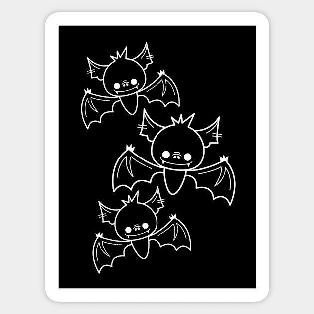 Bats Bats Bats Sticker by StephDillon